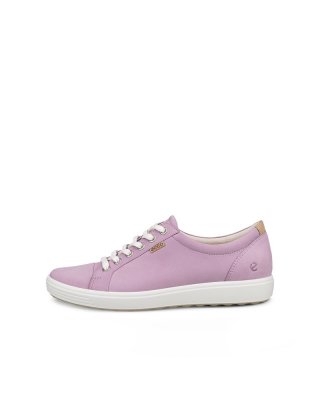 ECCO Soft 7 Damen Ledersneaker - Lila