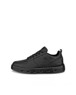 ECCO Street 720 Damen Ledersneaker mit Gore-Tex - Schwarz ECCO Street 720 Damen Ledersneaker mit Gore-Tex - Schwarz