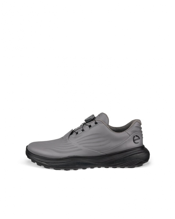 ECCO Golf LT1 Herren Wasserdichte Golfschuh aus Leder - Grau