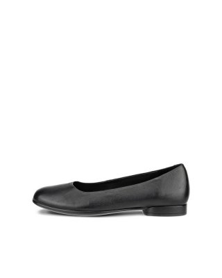 ECCO Anine Damen Lederballerina - Schwarz