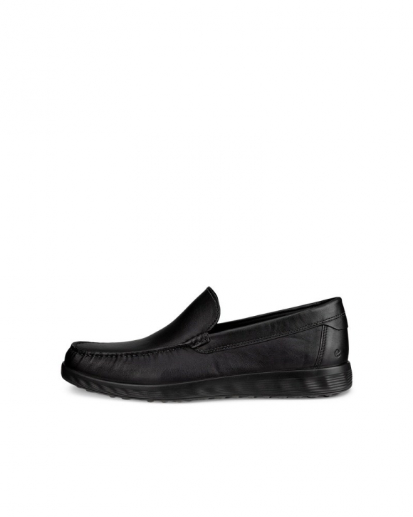 ECCO S Lite Moc Herren Mokassins aus Leder - Schwarz