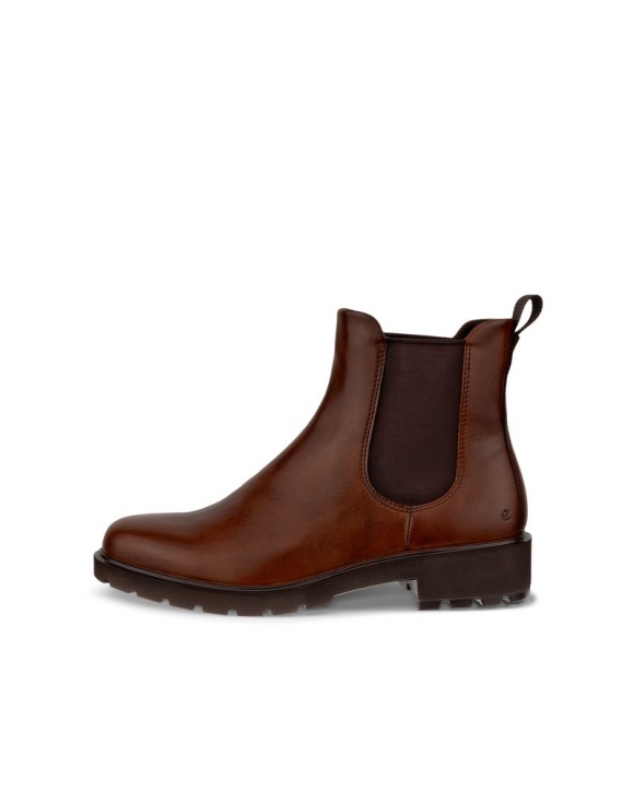 ECCO METROPOLE VIENNA Damen Chelsea Boot aus Leder - Braun