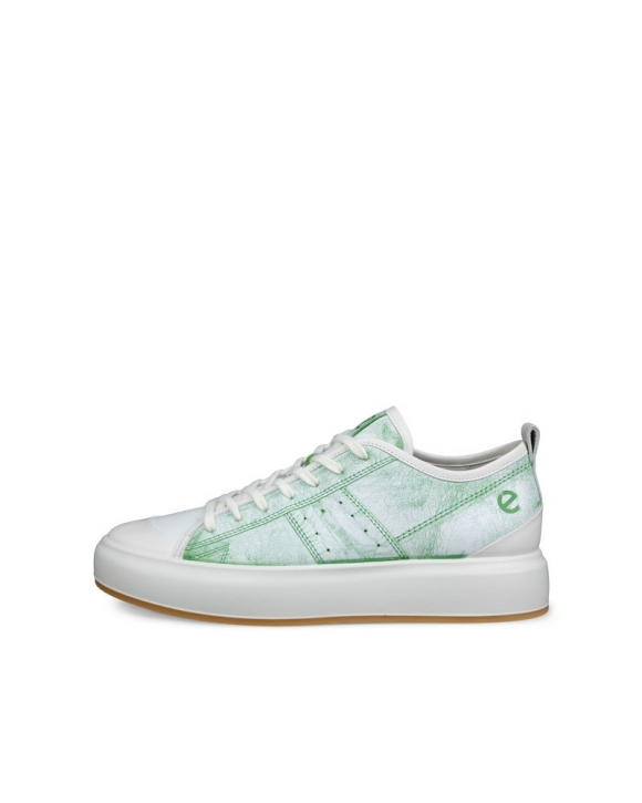 ECCO Street Ace Herren Ledersneaker - Grün