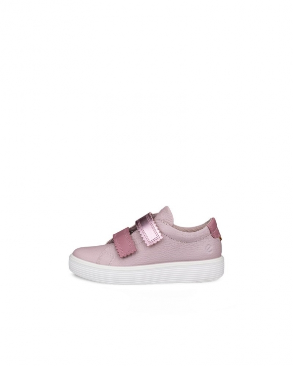 ECCO SOFT 60 Kinder Ledersneaker - Rosa