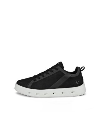 ECCO Street 720 Damen Sneaker aus Nubukleder mit Gore-Tex - Schwarz