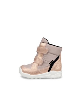 ECCO Urban Mini Kinder Ankle Boot aus Veloursleder mit Gore-Tex - Rosa