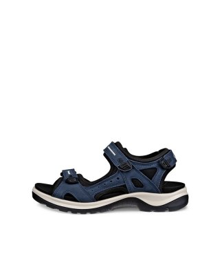 ECCO OFFROAD Damen Trekkingsandale aus Nubukleder - Blau ECCO OFFROAD Damen Trekkingsandale aus Nubukleder - Blau