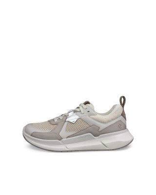 ECCO BIOM 2.2 Damen Sneaker aus Nubukleder - Grau