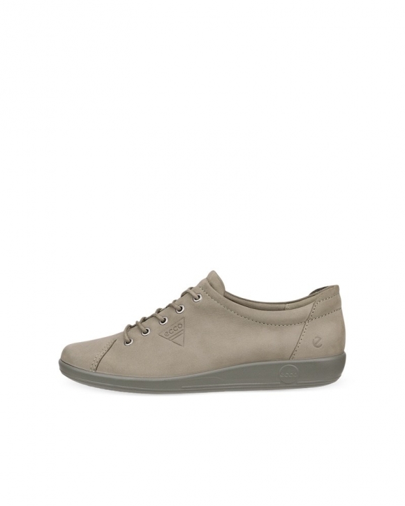 ECCO SOFT 2.0 Damen Sneaker aus Nubukleder - Grün ECCO SOFT 2.0 Damen Sneaker aus Nubukleder - Grün