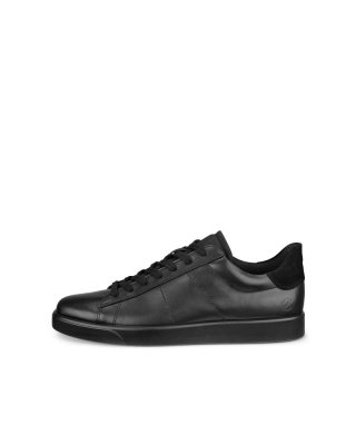 ECCO Street Lite Herren Ledersneaker - Schwarz