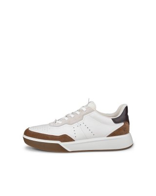 ECCO STREET COURT Herren Ledersneaker - Braun