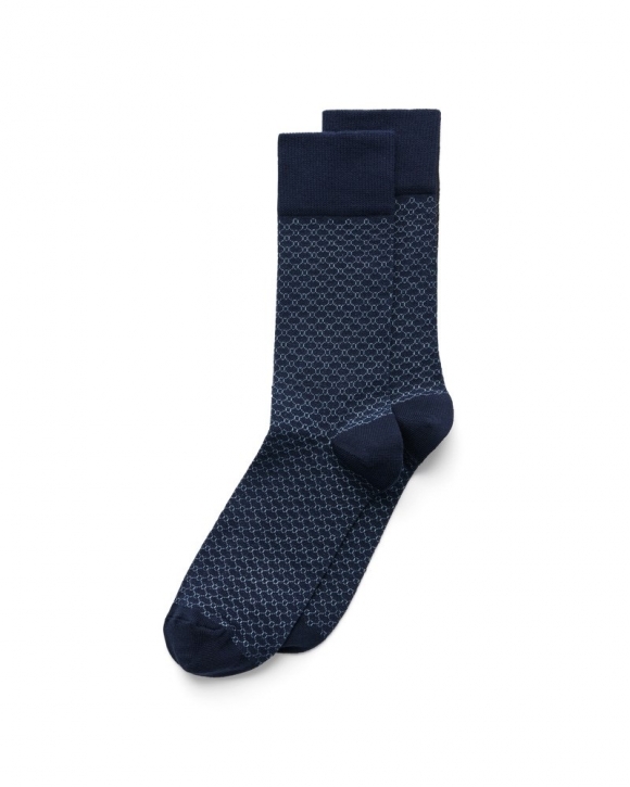 ECCO Classic Herren Halbhohe Socken - Blau ECCO Classic Herren Halbhohe Socken - Blau