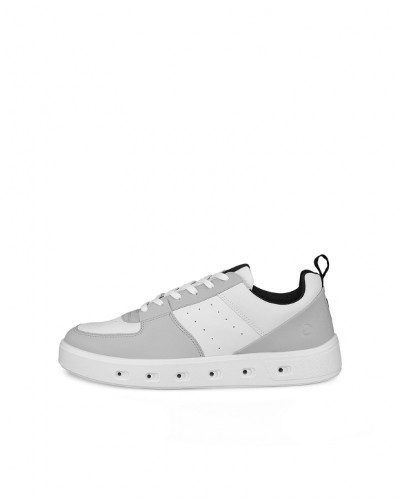 ECCO Street 720 Herren Ledersneaker mit Gore-Tex - Grau ECCO Street 720 Herren Ledersneaker mit Gore-Tex - Grau