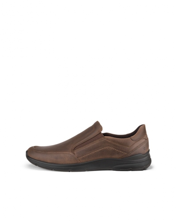ECCO Irving Herren Nubuk-Slipper - Braun ECCO Irving Herren Nubuk-Slipper - Braun