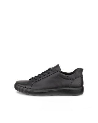 ECCO SOFT 7 Herren Ledersneaker - Schwarz