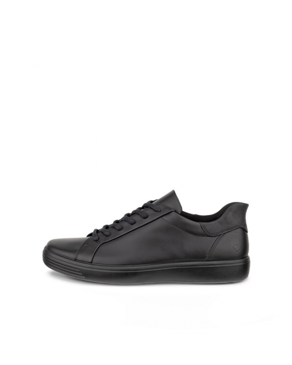 ECCO SOFT 7 Herren Ledersneaker - Schwarz