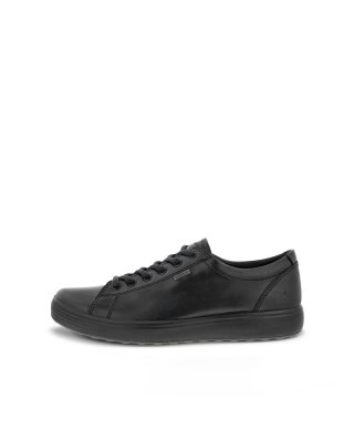 ECCO Soft 7 Herren Ledersneaker - Schwarz