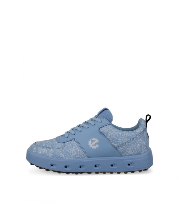 ECCO Golf Street 720 Damen Golfschuh aus Leder mit Gore-Tex - Blau