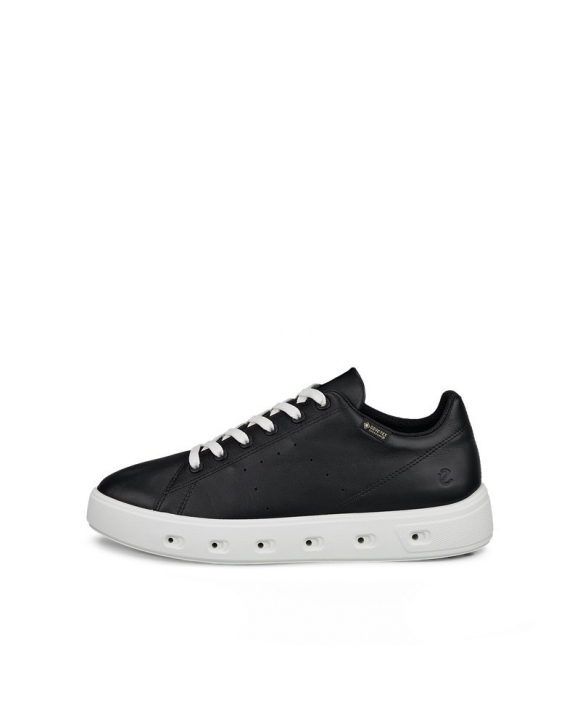 ECCO Street 720 Damen Ledersneaker mit Gore-Tex - Schwarz