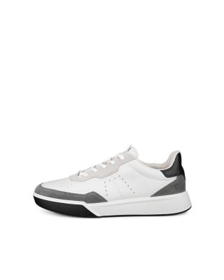 ECCO STREET COURT Herren Ledersneaker - Weiß