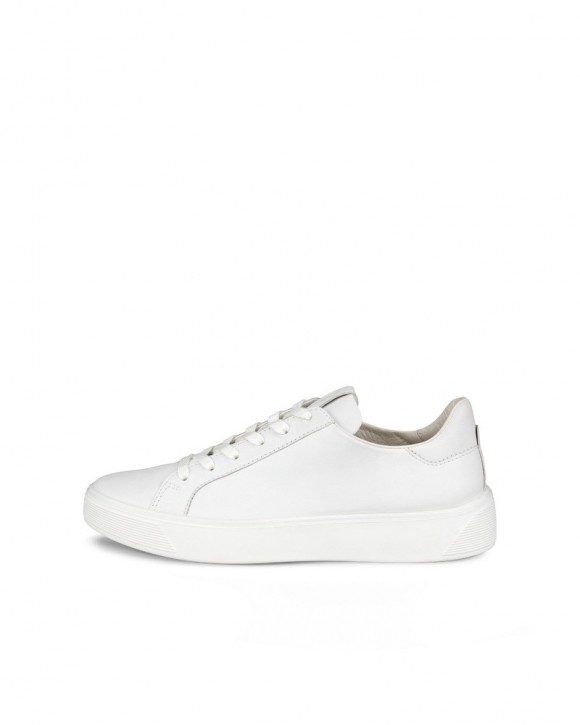 ECCO Street Tray Damen Ledersneaker - Weiß