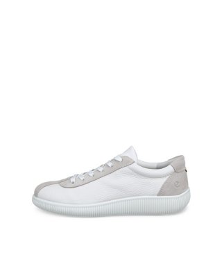 ECCO Soft Zero Damen Ledersneaker - Weiß ECCO Soft Zero Damen Ledersneaker - Weiß