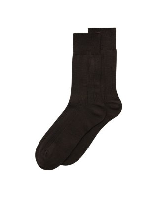 ECCO Herren Gerippte Socken - Braun ECCO Herren Gerippte Socken - Braun