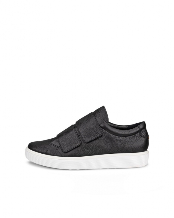 ECCO Soft 60 Damen Ledersneaker - Schwarz