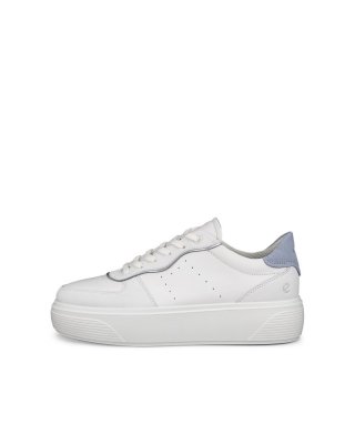 ECCO Street Platform Damen Ledersneaker - Weiß ECCO Street Platform Damen Ledersneaker - Weiß