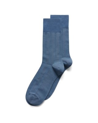 ECCO Casual Herren Gerippte Socken - Blau