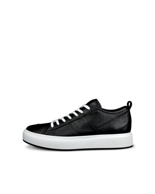 ECCO Street Ace Herren Ledersneaker - Schwarz