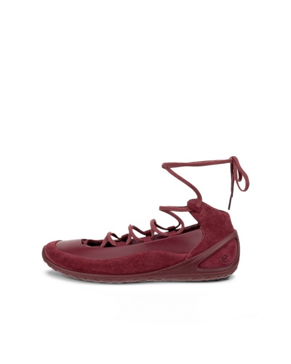 ECCO BIOM LITE Damen Lederballerina - Rot ECCO BIOM LITE Damen Lederballerina - Rot