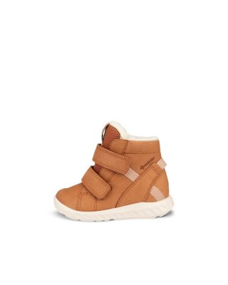 ECCO SP.1 Lite Kinder Nubuklederschuh mit Gore-Tex - Braun