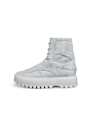 ECCO Street Ace Ral7000 Herren High Top-Ledersneaker - Weiß
