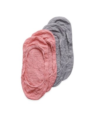 ECCO Casual Damen Füßlinge (2er-Pack) - Mehrfarbig