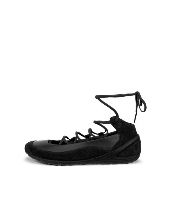 ECCO BIOM LITE Damen Lederballerina - Schwarz