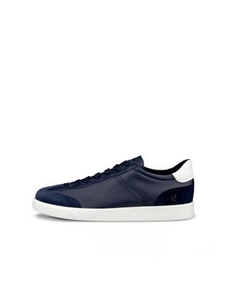 ECCO STREET LITE Herren Ledersneaker - Blau