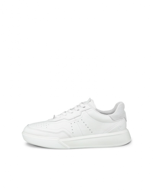 ECCO Street Court Damen Ledersneaker - Weiß