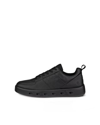 ECCO Street 720 Herren Ledersneaker mit Gore-Tex - Schwarz