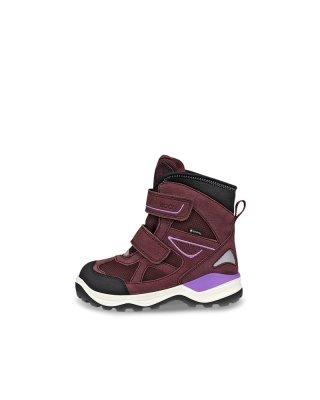 ECCO Snow Mountain Kinder Winterstiefel aus Nubukleder mit Gore-Tex - Lila
