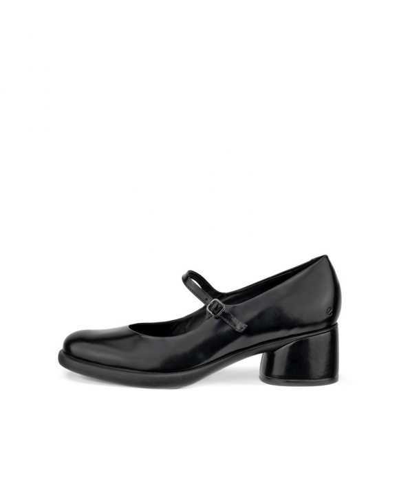 ECCO Sculpted LX 35 Damen Lederpumps mit Blockabsatz - Schwarz
