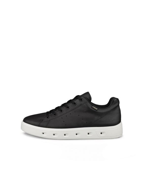 ECCO Street 720 Herren Ledersneaker mit Gore-Tex - Schwarz