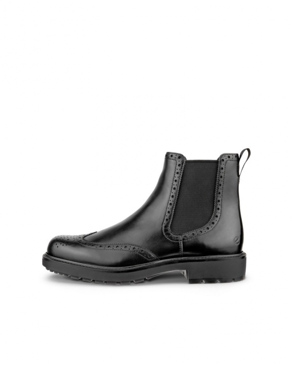 ECCO Metropole Oslo Herren Chelsea Boot aus Leder - Schwarz