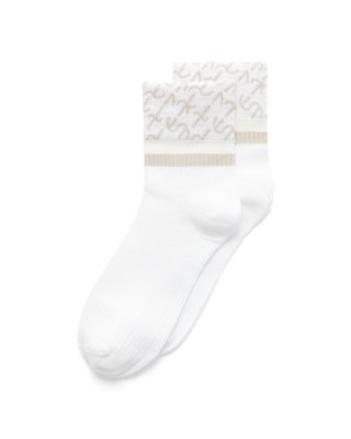ECCO Damen Knöchelsocken - Weiß ECCO Damen Knöchelsocken - Weiß