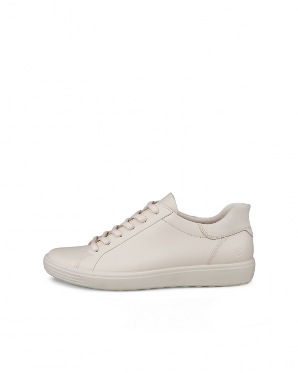 ECCO SOFT 7 Damen Ledersneaker - Beige