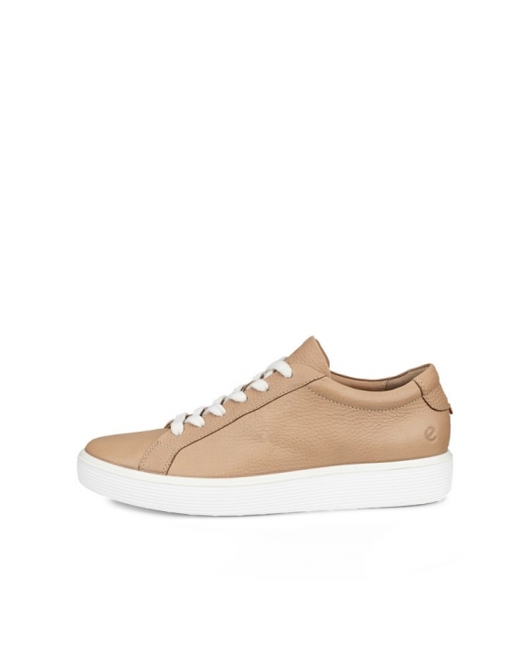 ECCO Soft 60 Damen Ledersneaker - Beige