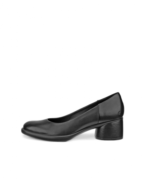 ECCO Sculpted LX 35 Damen Lederpumps mit Blockabsatz - Schwarz
