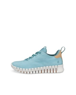 ECCO Gruuv Damen Sneaker aus Nubukleder - Blau