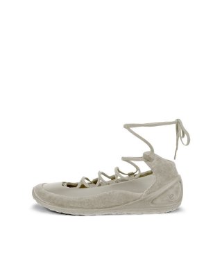 ECCO BIOM LITE Damen Lederballerina - Grau