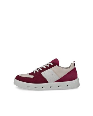 ECCO STREET 720 Damen Ledersneaker mit Gore-Tex - Rot ECCO STREET 720 Damen Ledersneaker mit Gore-Tex - Rot
